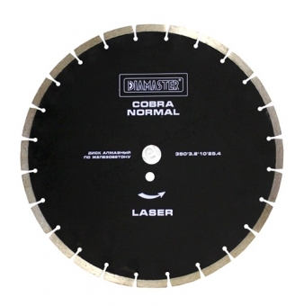диск сегментный normal cobra д.400*25,4 (3,5*10)мм | 27z/железобетон/wet diamaster
